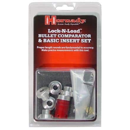 Hornady Lock-N-Load Bullet Comparator - Basic Set Body & 6 Inserts