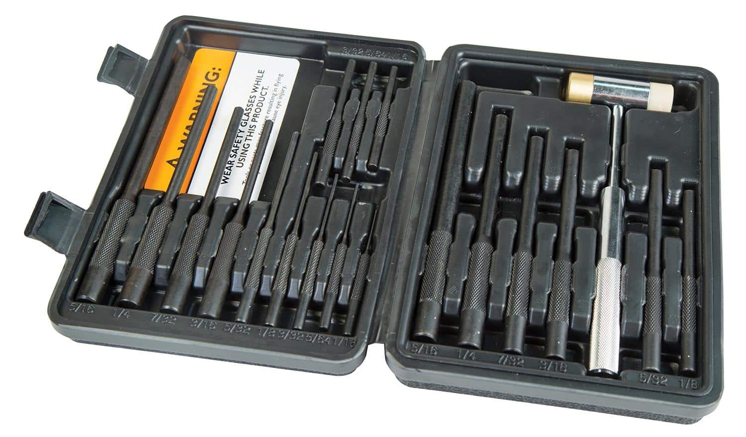 Wheeler Engineering Master Roll Pin Punch Set