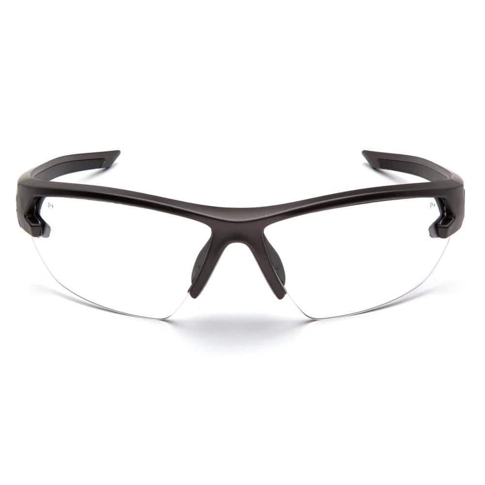 Pyramex Venture Gear Semtex 2.0 Shooting Glasses Gun Metal Frame with Clear Anti-Fog Lens