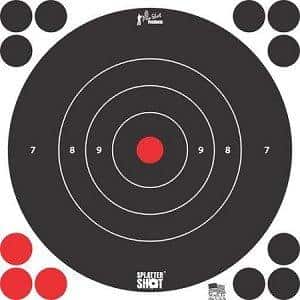 Splatter Shot 12" White Bull's-Eye Target 5/ct