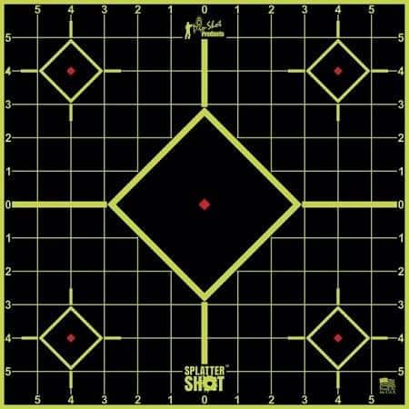 Pro-Shot Splatter Shot 12" Green Sight In Target - Peel-and-Stick 5/ct