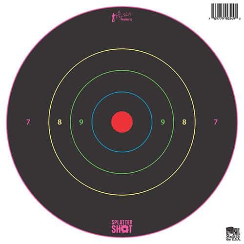 Pro-Shot 8" Bullseye Multi-Color Rings on Heavy Tag Paper 6/ct