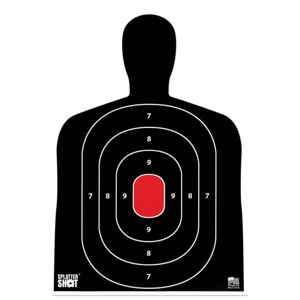 Pro-Shot Silhouette Paper Targets 12x18 Splatter Shot 8/ct