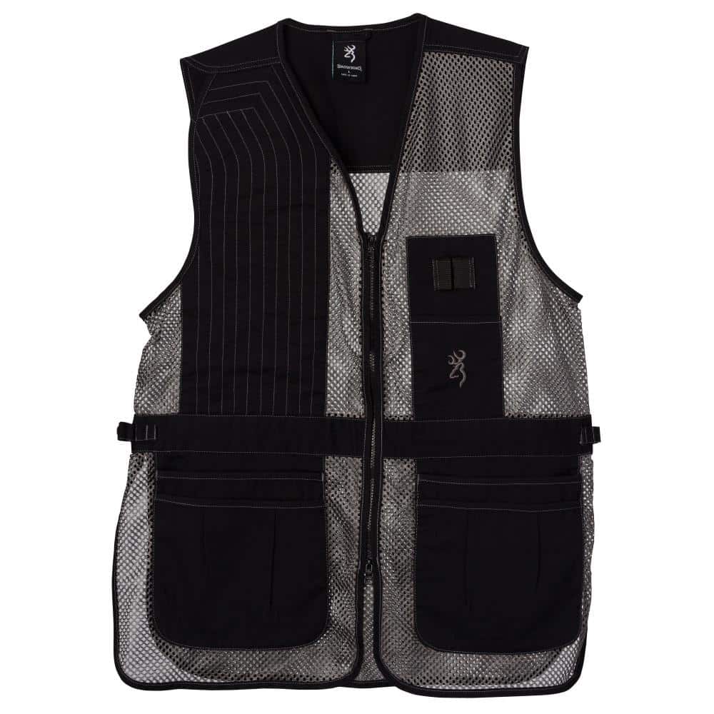 Browning Trapper Creek Mesh Shooting Vest Grey M