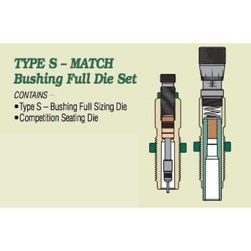 Redding Type S Match Bushing Full Die Set 6.5mm GAP 4S
