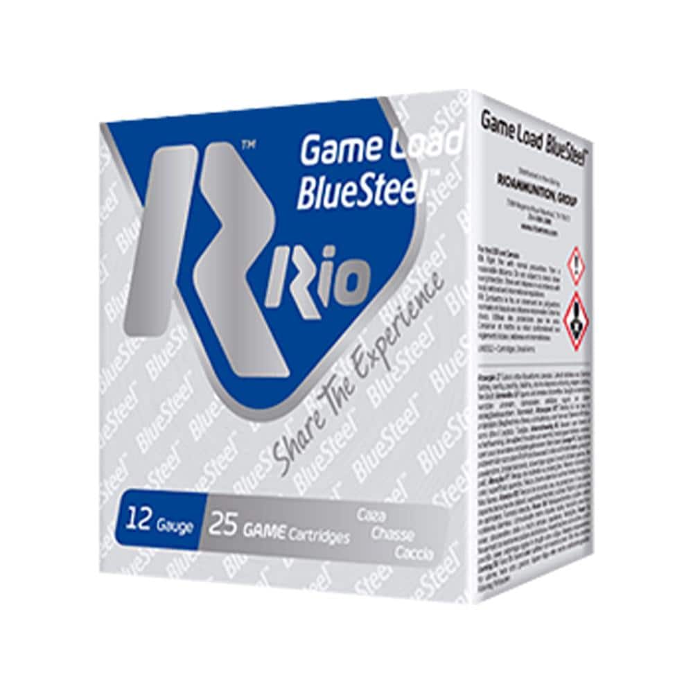 RIO Game Load BlueSteel 12ga 2-3/4" 1-1/8oz 1400 fps #7 25/ct