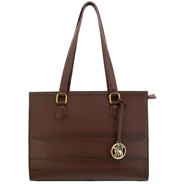 Smith & Wesson Structured Handbag Concealed Carry Purse Burgundy