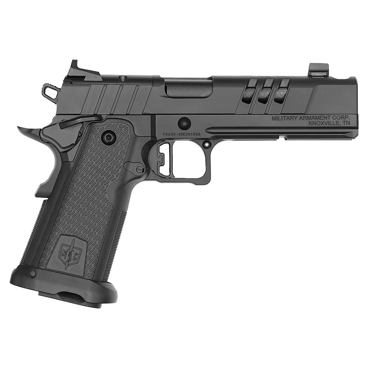 SDS MAC 9 DS-D COMP Handgun 9mm Luger 17rd Magazines(2) 5'' Barrel  AOS Optic Plate Black
