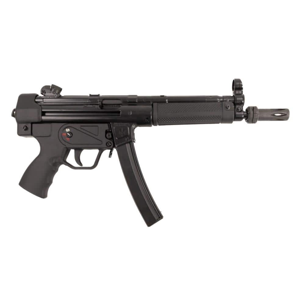 SDS Imports MAC 5 Handgun 9mm Luger 30rd Magazines (2) 8.9" Barrel Black with Sling Cleaning Kit and Case