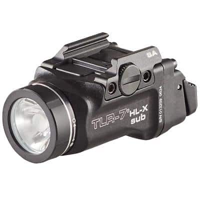 Streamlight TLR-7 HL- X Sub Sig Sauer P365/XL Handgun Weapon Light 1000 Lumens Black
