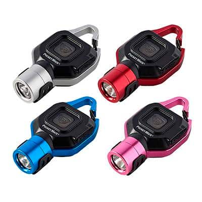 Streamlight Pocket Mate Key Chain Flashlight Silver with USB Cord Box