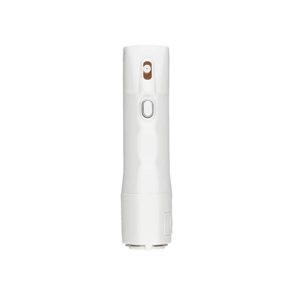 Sabre 2-In-1 Pepper Spray with Personal Alarm and Textured Case Snow White