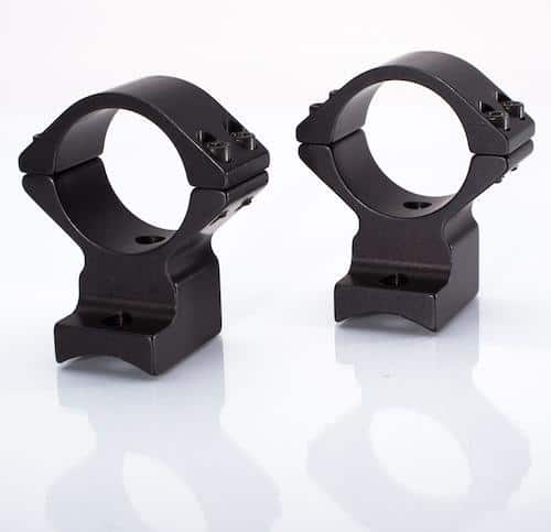 Talley 2-Piece Rings & Base Combo Savage Round Receiver Accutrigger- A17/A22/AXIS 8-40 Screw 30mm Med