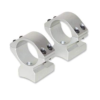 Talley Lightweight Alloy Mount Combo - Silver 1" Medium Kimber 8400