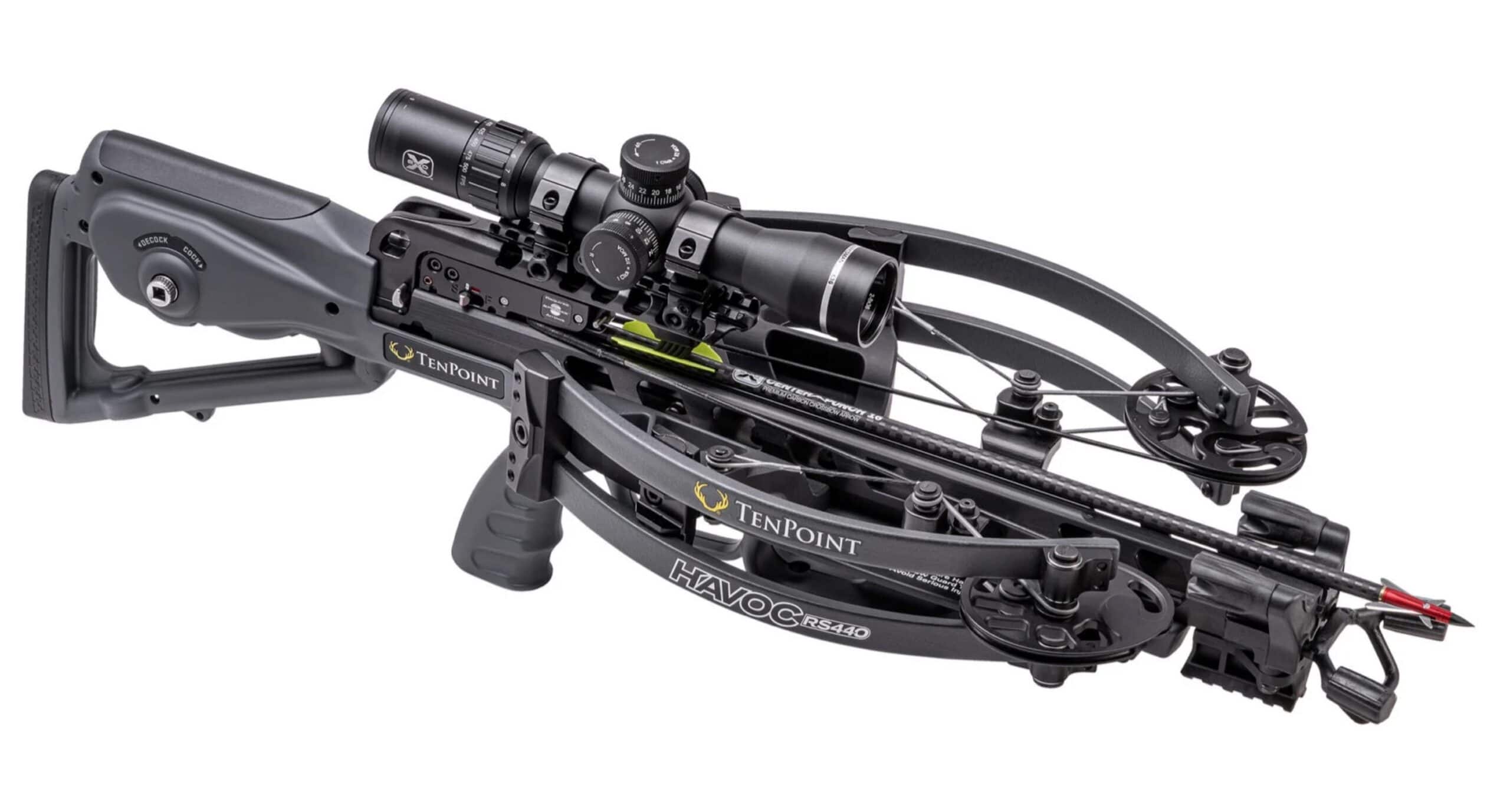Ten Point Havoc RS440 Crossbow ACUslide EVO-X Elite Scope - Graphite