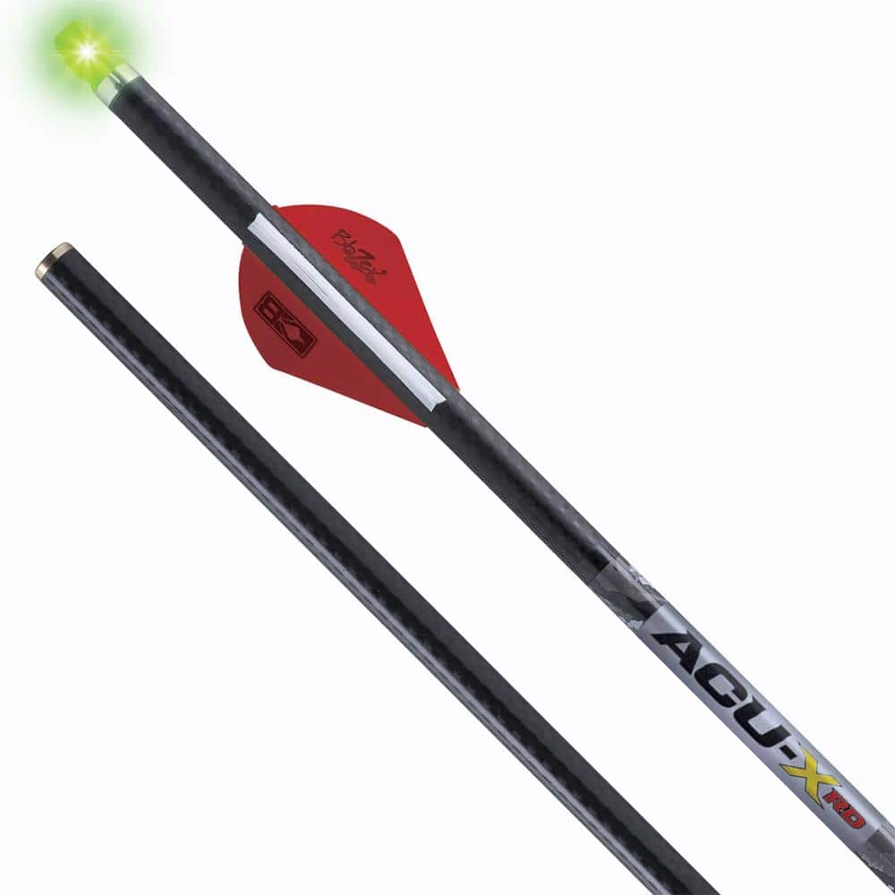 TenPoint ACU-X Lighted RD Premium Carbon Arrows for Rail-less Reverse-Draw Crossbows 20" .001" 3/ct