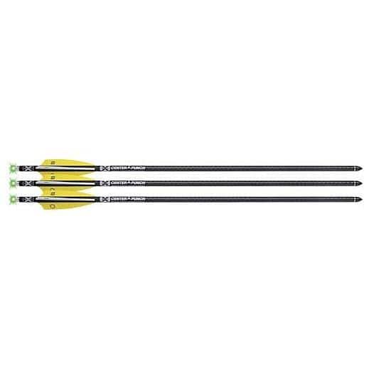 TenPoint EVO-X CenterPunch Lighted Alpha-Blaze Carbon Arrows 20" 3 Pack
