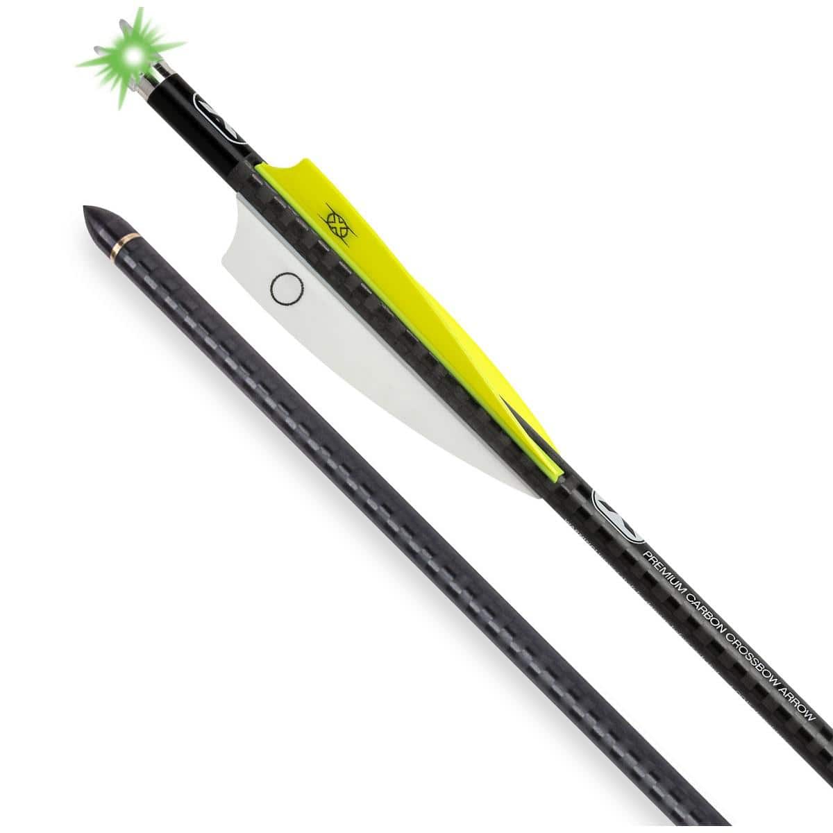 TenPoint EVO-X CenterPunch Lighted Alpha-Blaze Carbon Arrows 16" 3 Pack