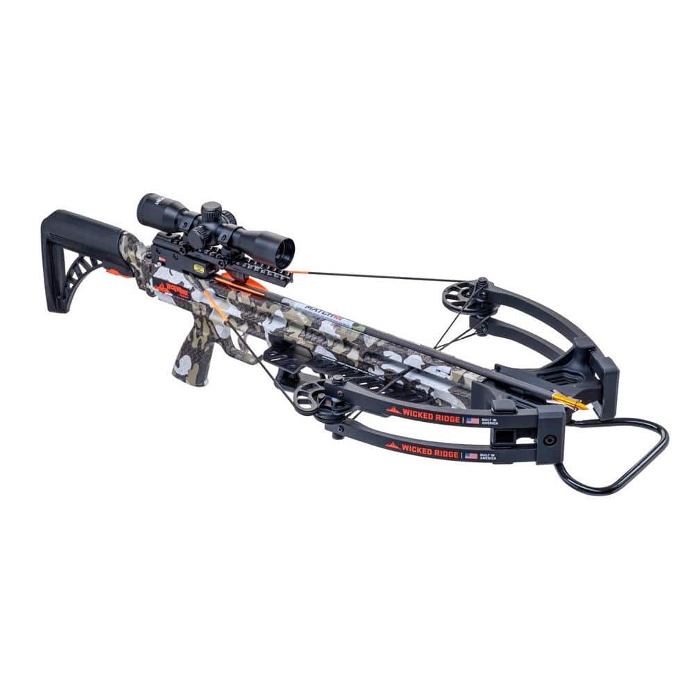 TenPoint Wicked RIdge Warrior 400 Crossbow Peak Camo with Scope