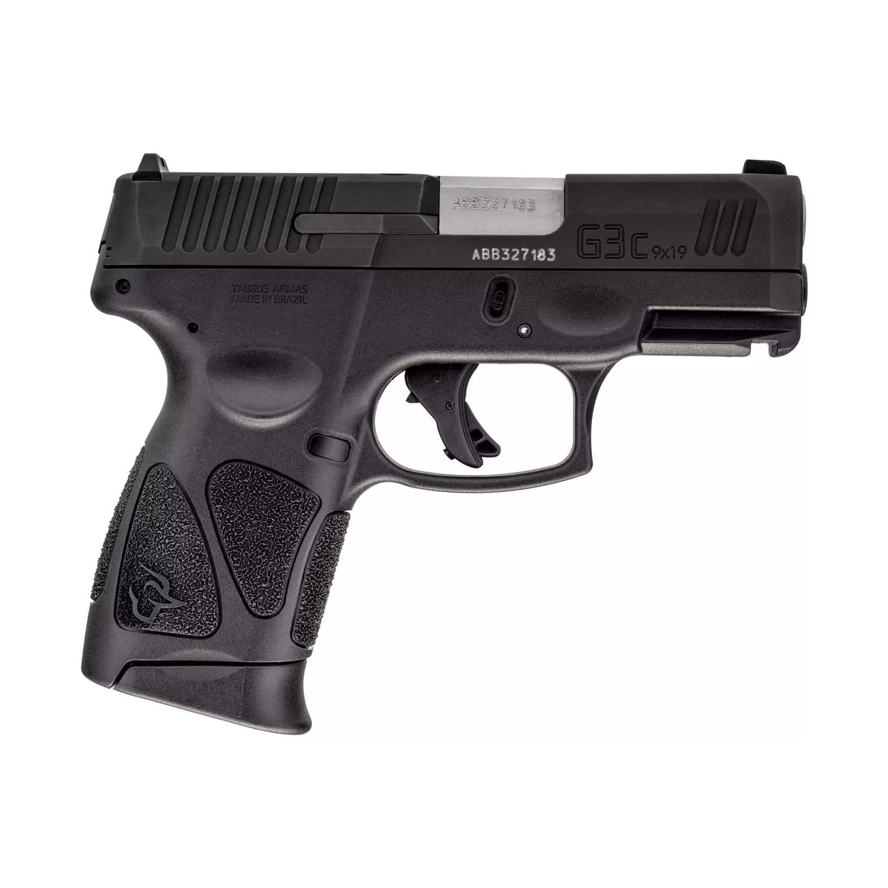 Taurus G3C Handgun 9mm Luger 10rd Magazines(2) 3.26'' Barrel Black Slide/Frame