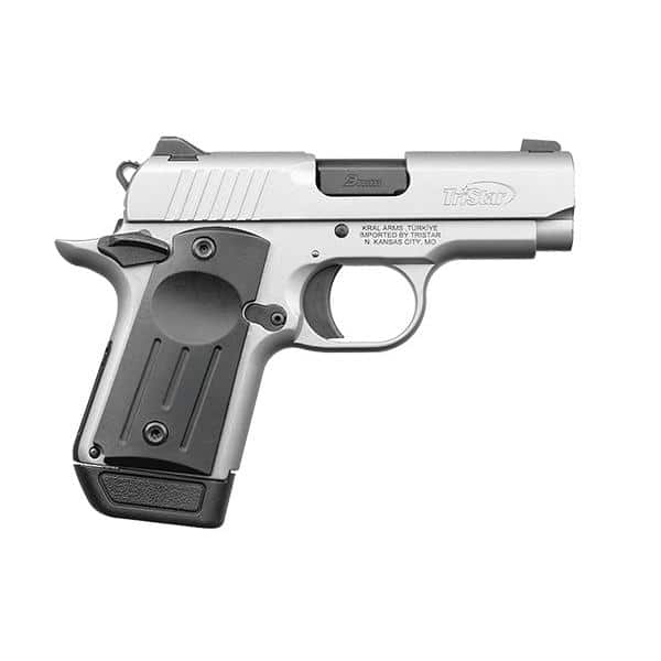 TriStar Protege X-Sub Compact Handgun 9mm Luger 7rd Magazine(1) 3.2" Barrel Silver