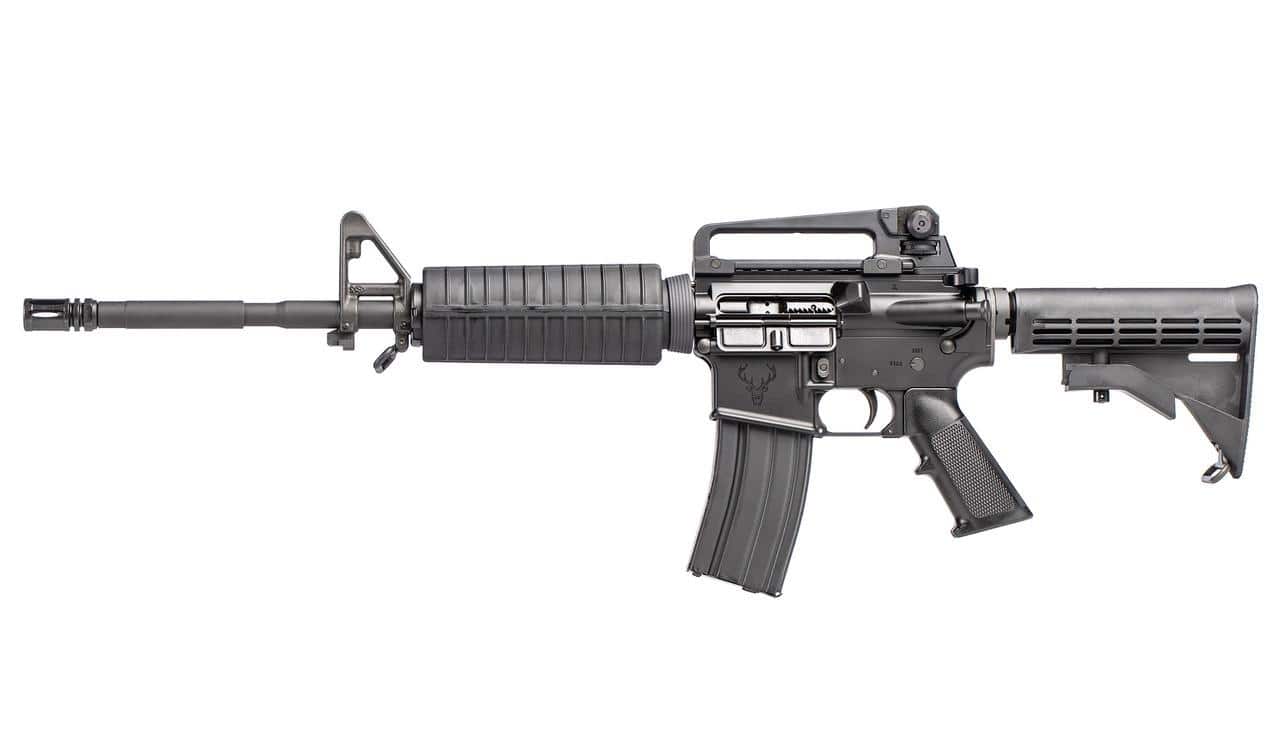Stag Arms Stag-15 Tactical M4 CHPHS Left Hand Rifle 5.56mm 30rd Magazine 16" Barrel Black SL NA
