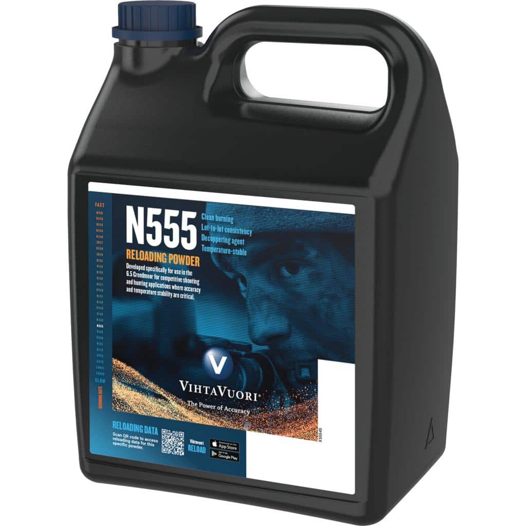 Vihtavuori Powder N555 Rifle Powder - 8lbs