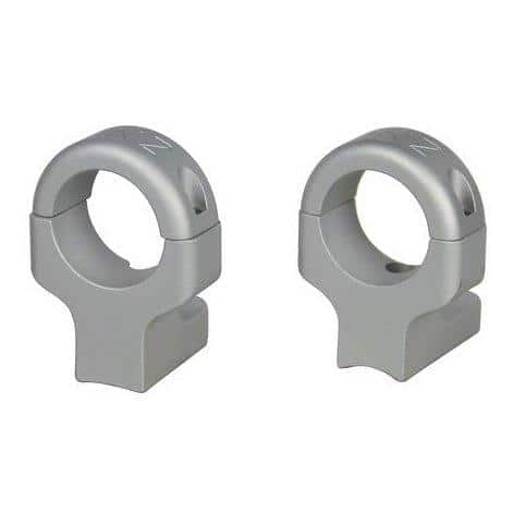 DNZ  Game Reaper 2   2-Piece Scope Mount (2 Screws) - Browning A-Bolt Sako A7 Steyr Long & Short Action - 1" High Silver