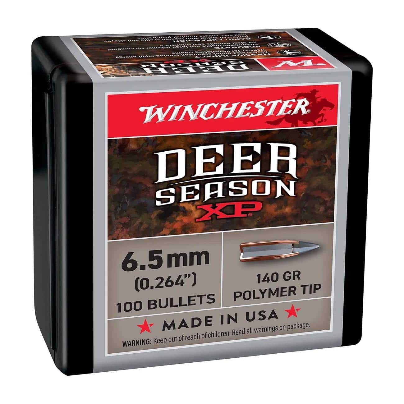 Winchester Deer Season XP Rifle Bullets 6.5mm  125 gr 100/ct