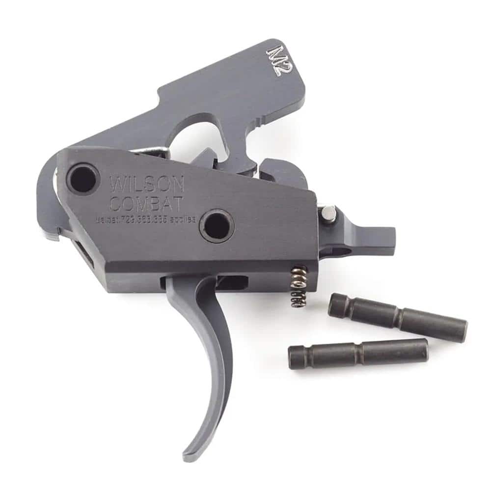 Wilson Combat AR Tactical Trigger Unit Two Stage 4-4.5 lb Curved Black