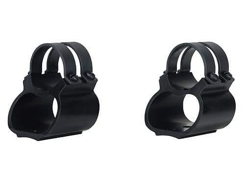 Weaver See-Thru Steel Lock Ringmount (Baseless System) - 1" Ruger 10/22 Black