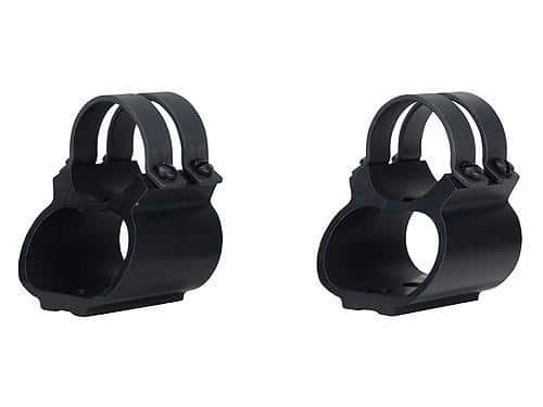 Weaver See-Thru Steel Lock Ringmount (Baseless System) - 1" Marlin 336 Black