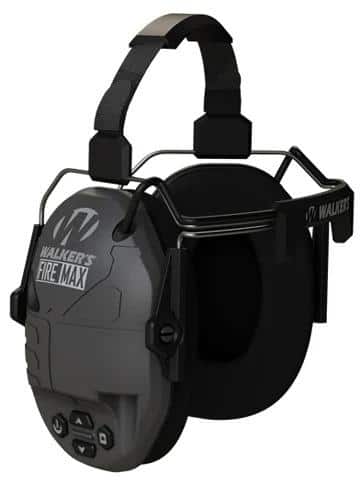 Walker's FireMax Muff Behind the Neck - Black 20-23 NRR
