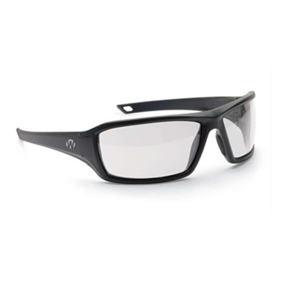 Walker's IKON Forge Shooting Glasses Black with Clear Lens