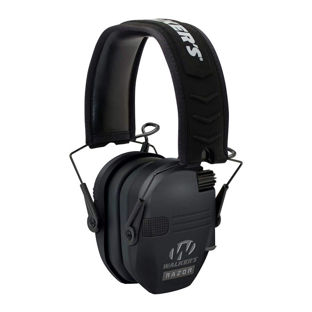 Walker's Game Razor Slim Shooter Folding Ear Muffs 23dB Black