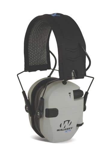 Walker's Razor X-TRM Muff with Blue Tooth- Gray 23 NRR