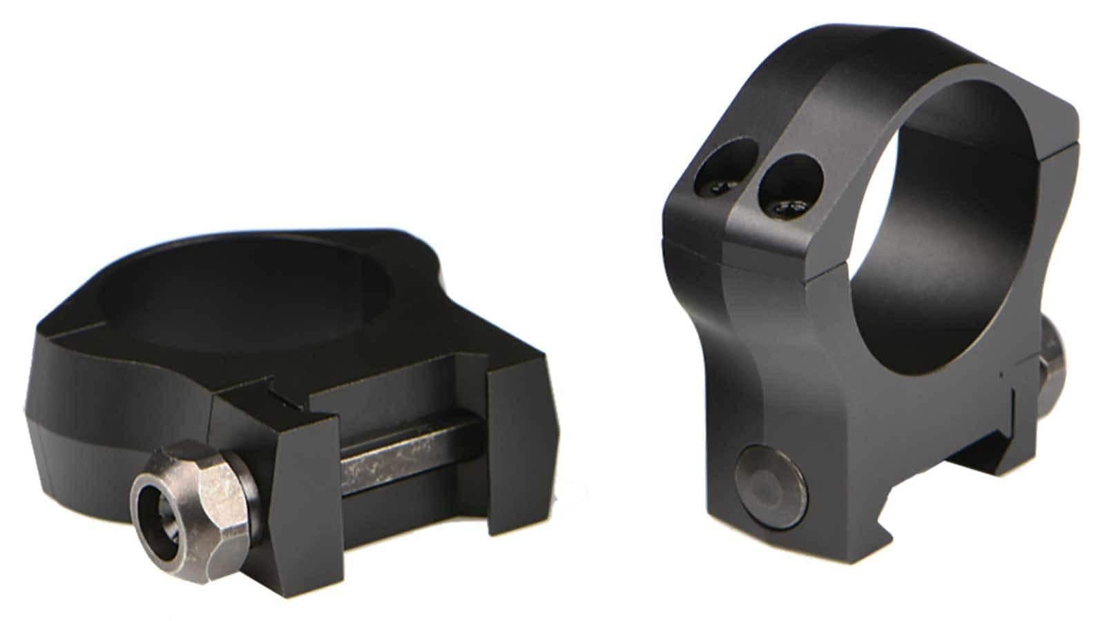 Warne 2-Piece Picatinny Style Mountain Tech Scope Rings 1" High - Matte
