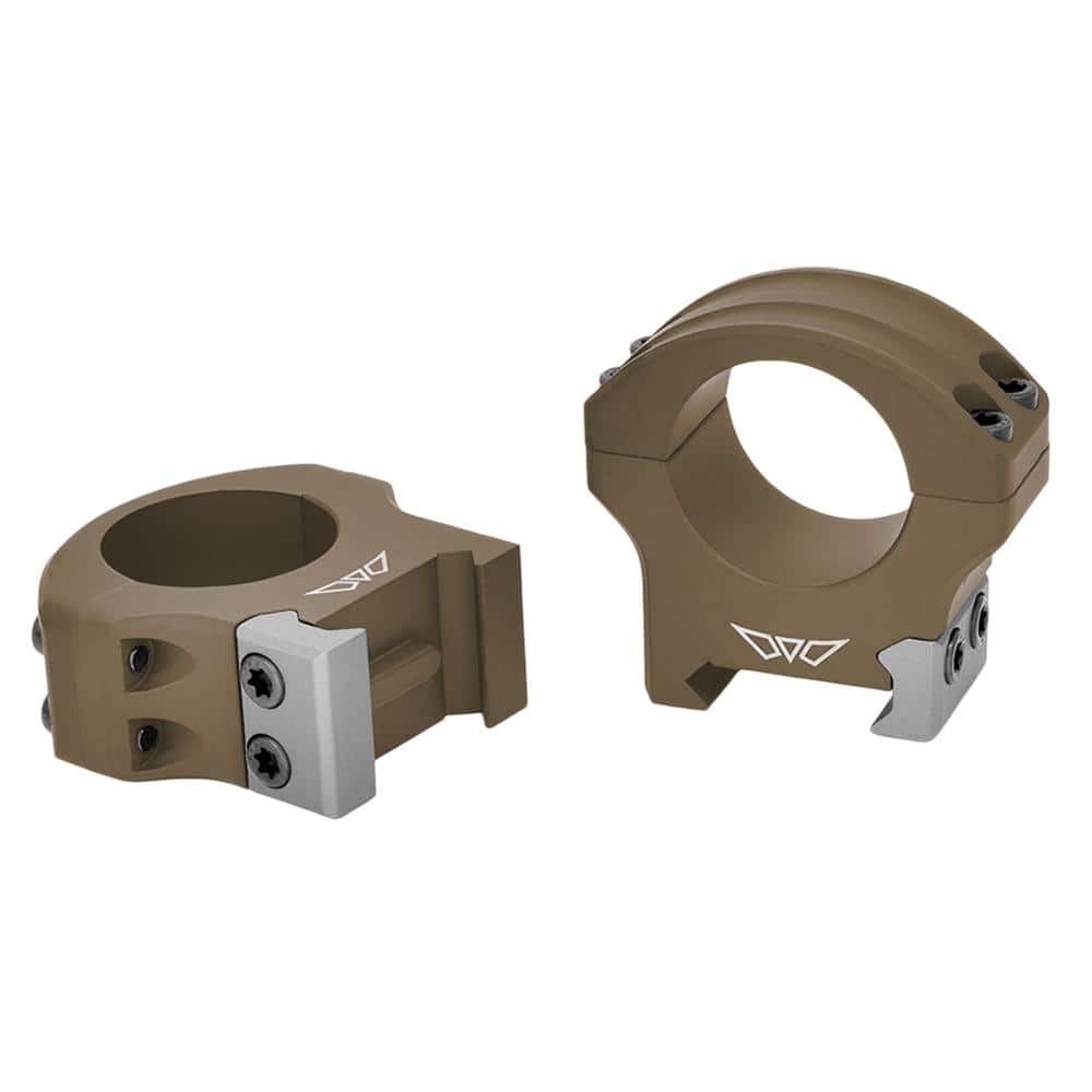 Warne HyperLite 30mm Medium Dark Earth Scope Rings