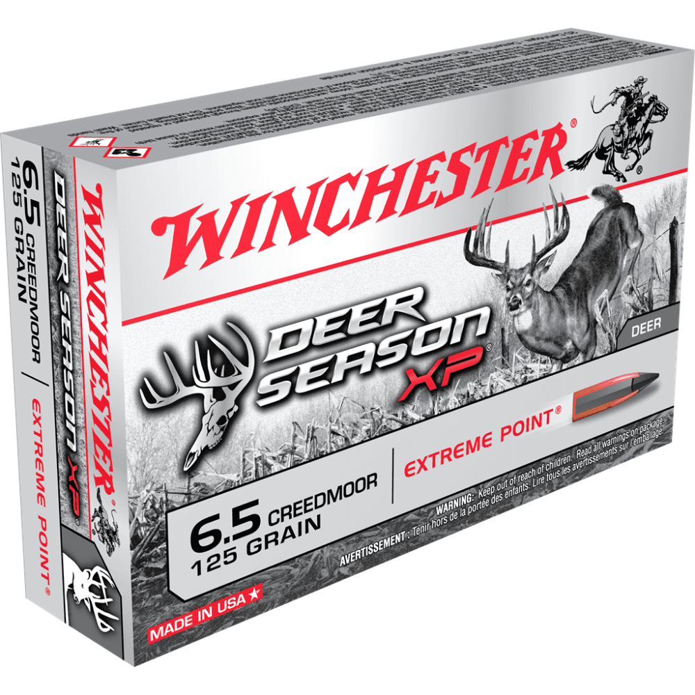 Winchester Deer Season XP Rifle Ammunition 6.5 Creedmoor 125 gr. PT 2850 fps 20/ct