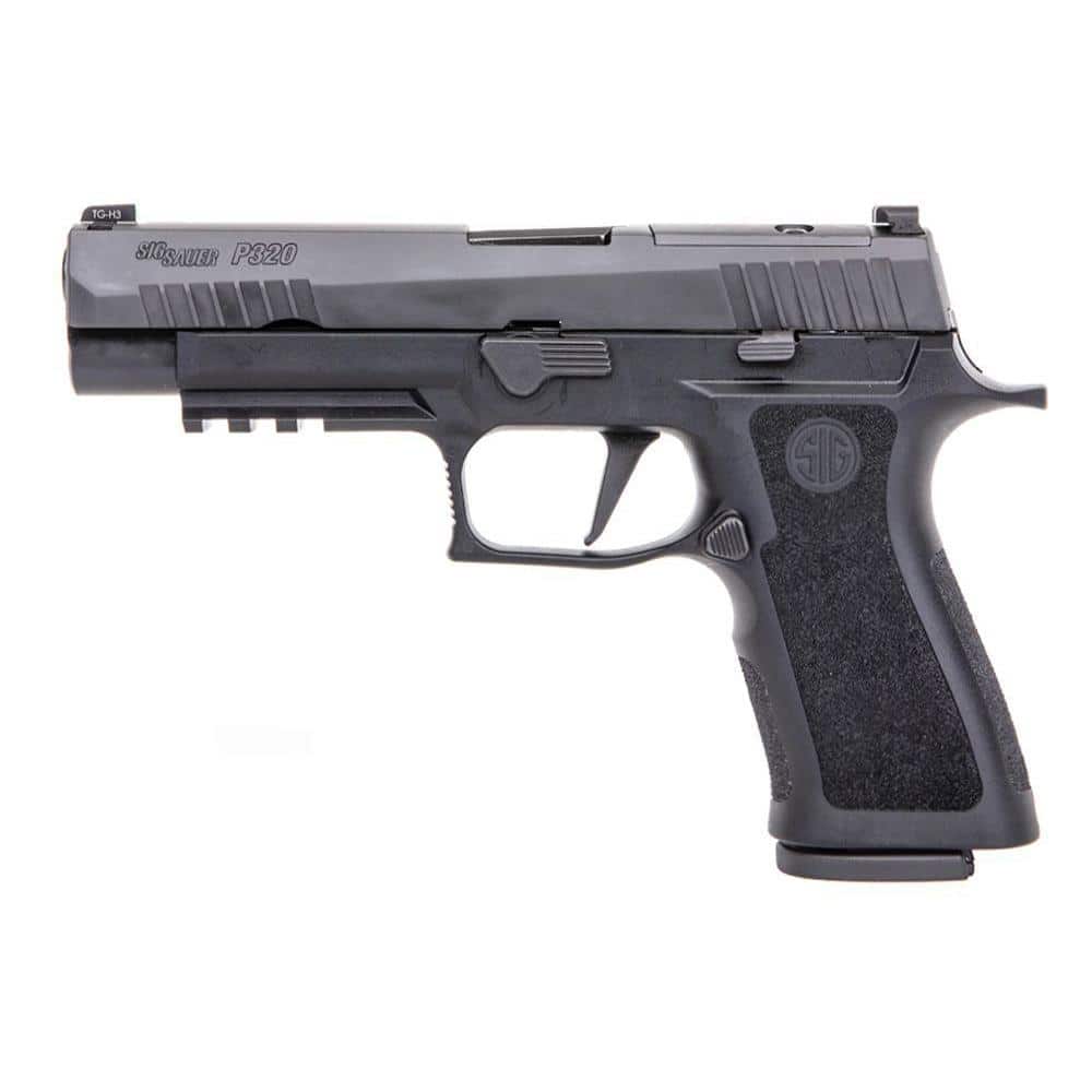 Sig Sauer P320 X- Series Handgun 9mm Luger 10rd Magazines(2) 4.7" Barrel Optic Plate Cover Manual Safety CA Compliant