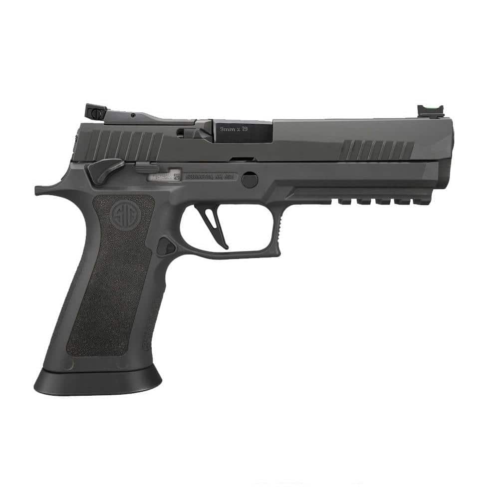 Sig Sauer P320 XFive Legion Handgun 9mm Luger 10rd Magazines(2) 5" Barrel Heavy Grip CA Compliant Manual Safety