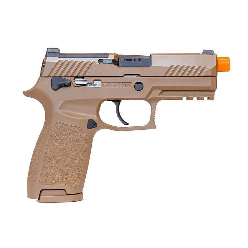 Sig Sauer Proforce M18 Airsoft Handgun 6mm Green Gas Coyote Tan