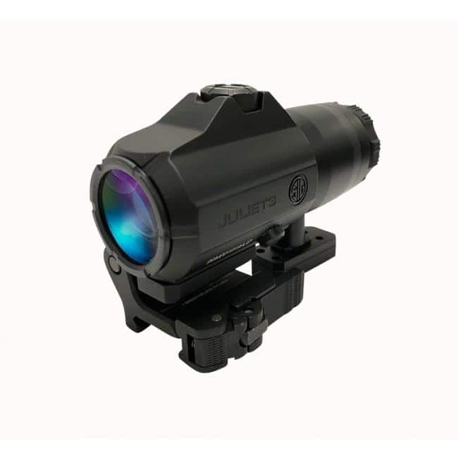 Sig Sauer Juliet3-Micro Magnifier - 3x22mm Push Button with Spacers - Black