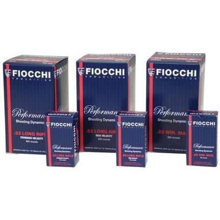 Fiocchi Performance Shooting Dynamics Rimfire Ammunition .22 LR 38 gr. PHP 1250 fps 50/ct