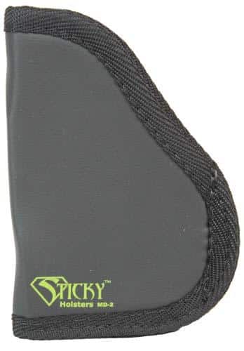 Sticky Holsters Medium Sticky Pocket Holster for Small/Medium Autos with Laser Black Ambi
