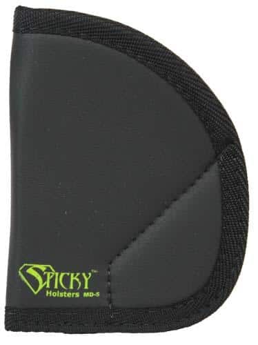 Sticky Holsters Medium Sticky Holster for S&W J Frame Revolvers Black Ambi