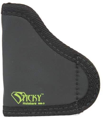 Sticky Holsters Small Sticky Pocket Holster for 2.75" Pocket 380s with Laser Black Ambi