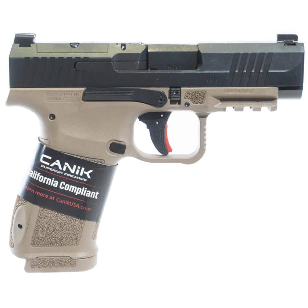 Canik Mete MC9 LS Handgun 9mm Luger 10rd Magazine 3.6" Barrel Black/FDE CA Compliant