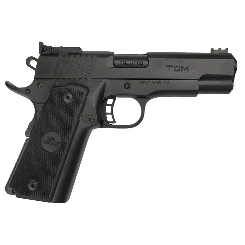 Rock Island Armory TCM Standard Armor MS Handgun  22 TCM 17rd Magazine 4.2" Barrel Black