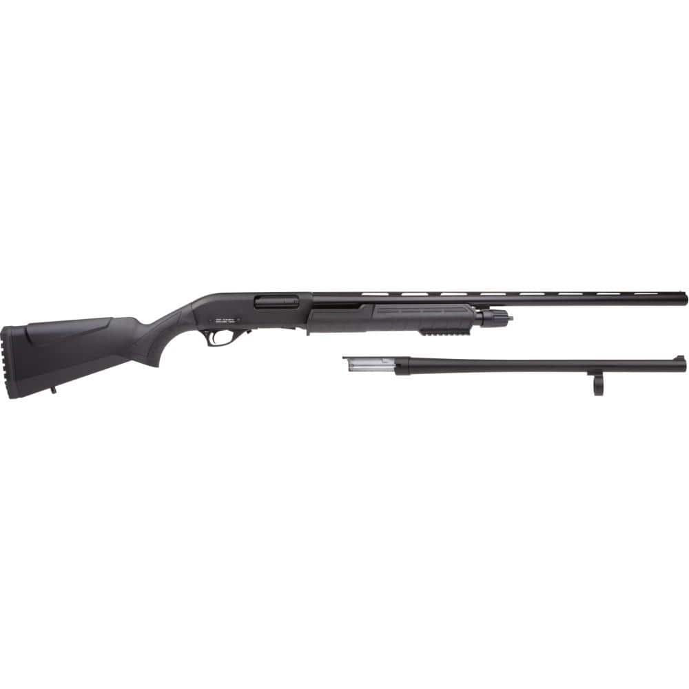 Rock Island Armory Combo Field/Security Shotgun 12ga 3" Chamber 5rd Magazine 18.5" and 28" Barrel Black